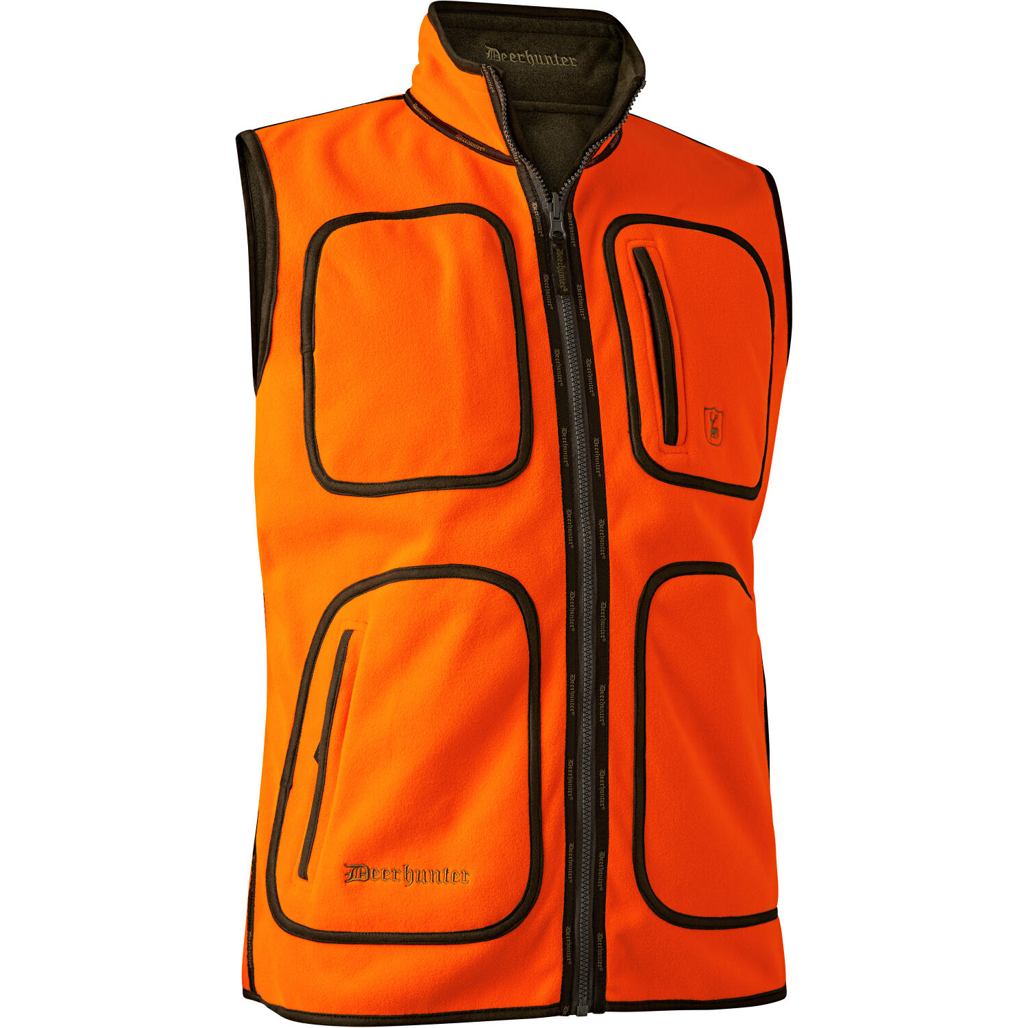 Deerhunter Gamekeeper Fleeceweste Herren, wendbar (Safety Orange) Größe 3XL 4/4