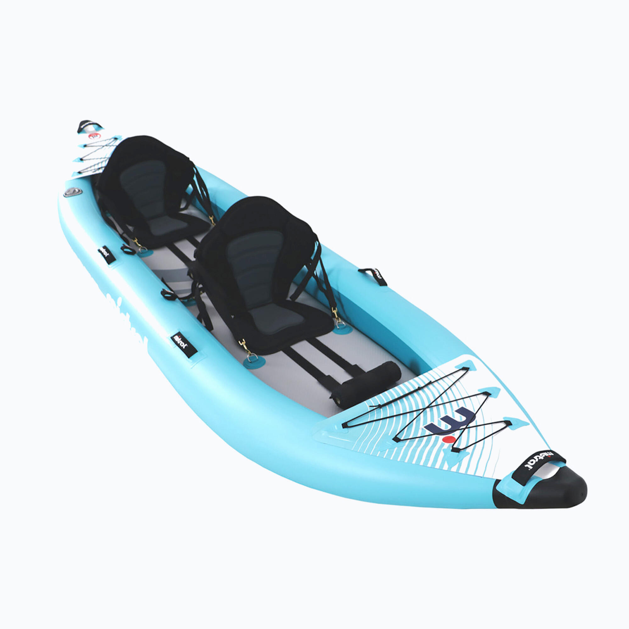 Kajak pompowany 2-osobowy Mistral Island Duo Air 380 6/7