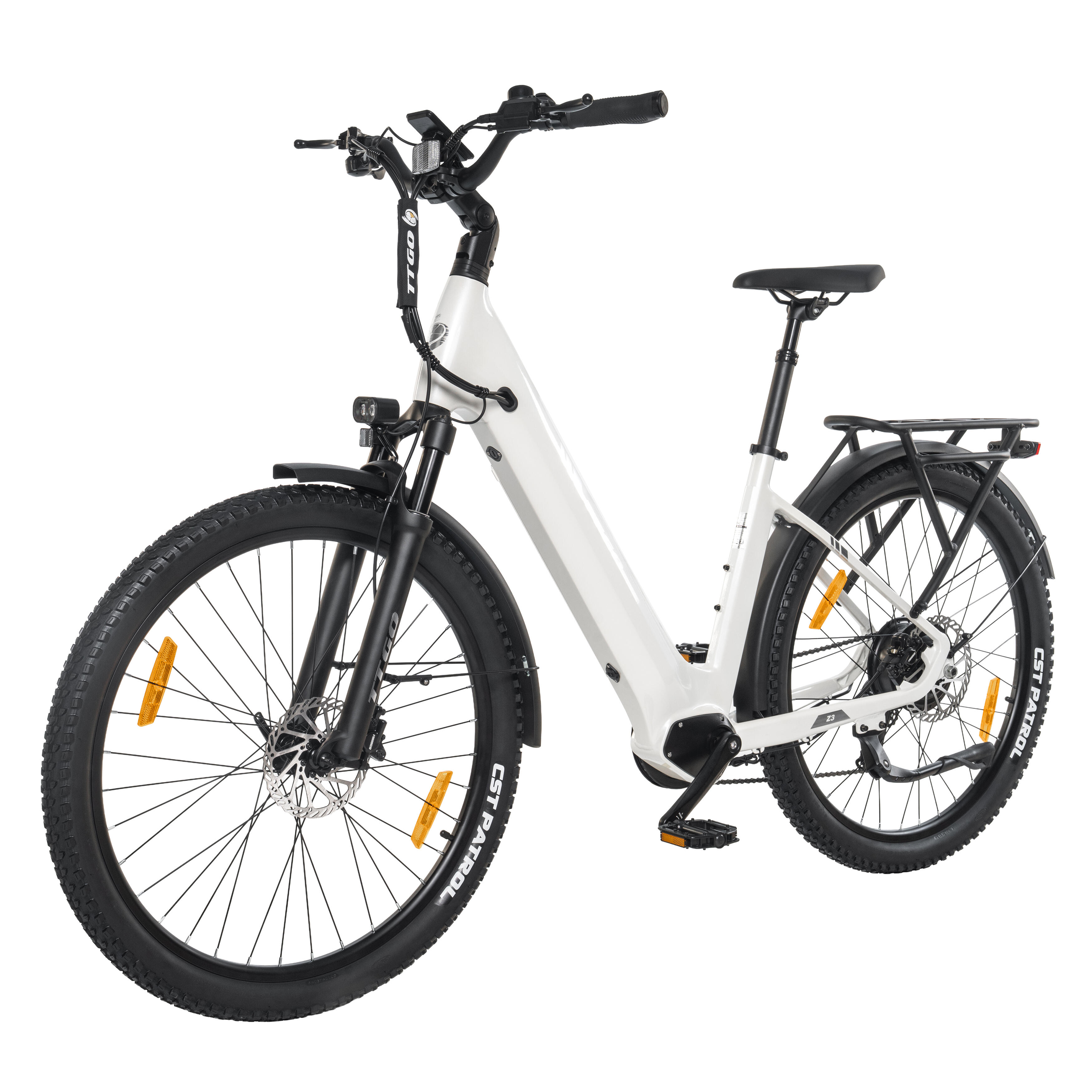 Bicicletă electrică pentru adulți TTGO Z3, baterie 48V 15Ah și roți de 27.5 inci