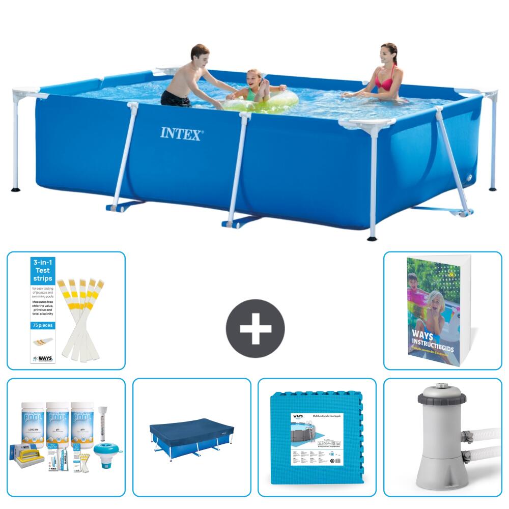 Rechteckiger Frame Pool - 300x200x75 cm - 7-teilig  S66 1/7