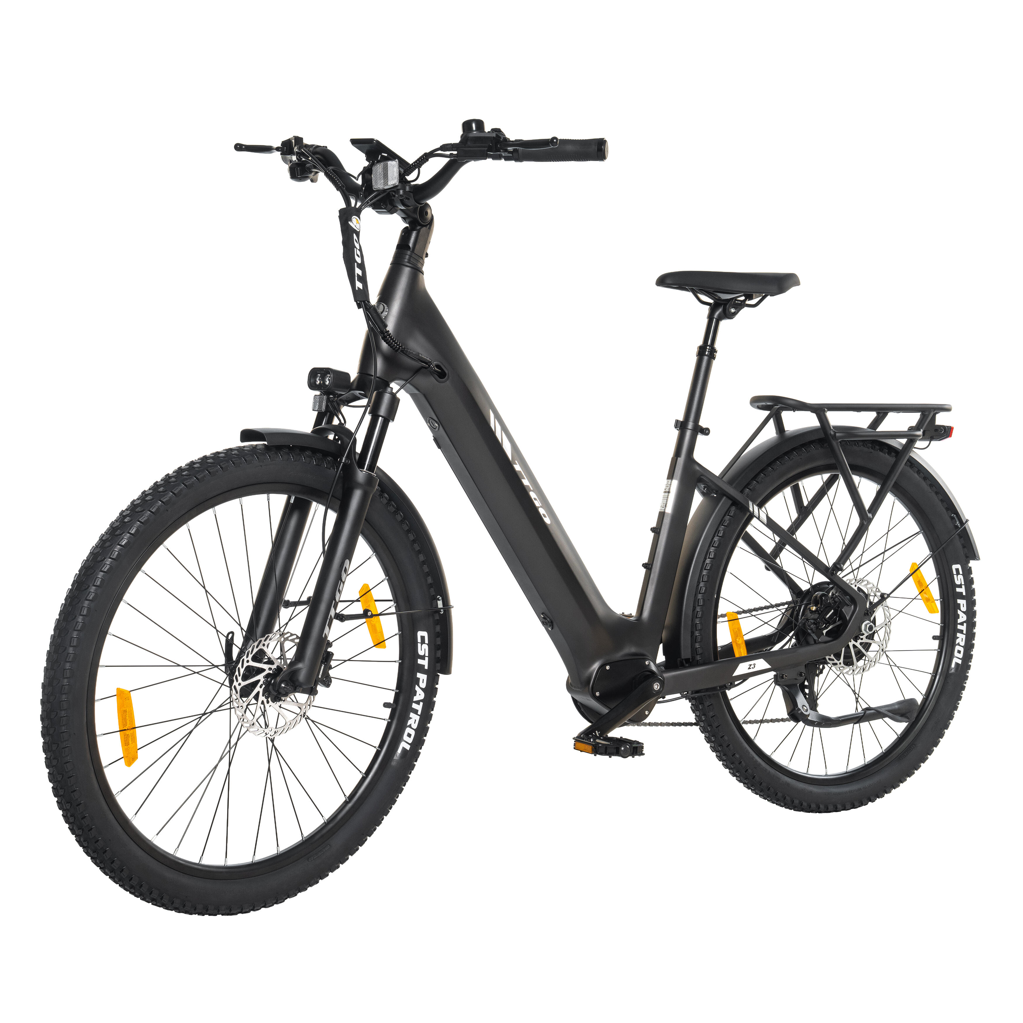 Bicicletă electrică pentru adulți TTGO Z3, baterie 48V 15Ah și roți de 27.5 inci