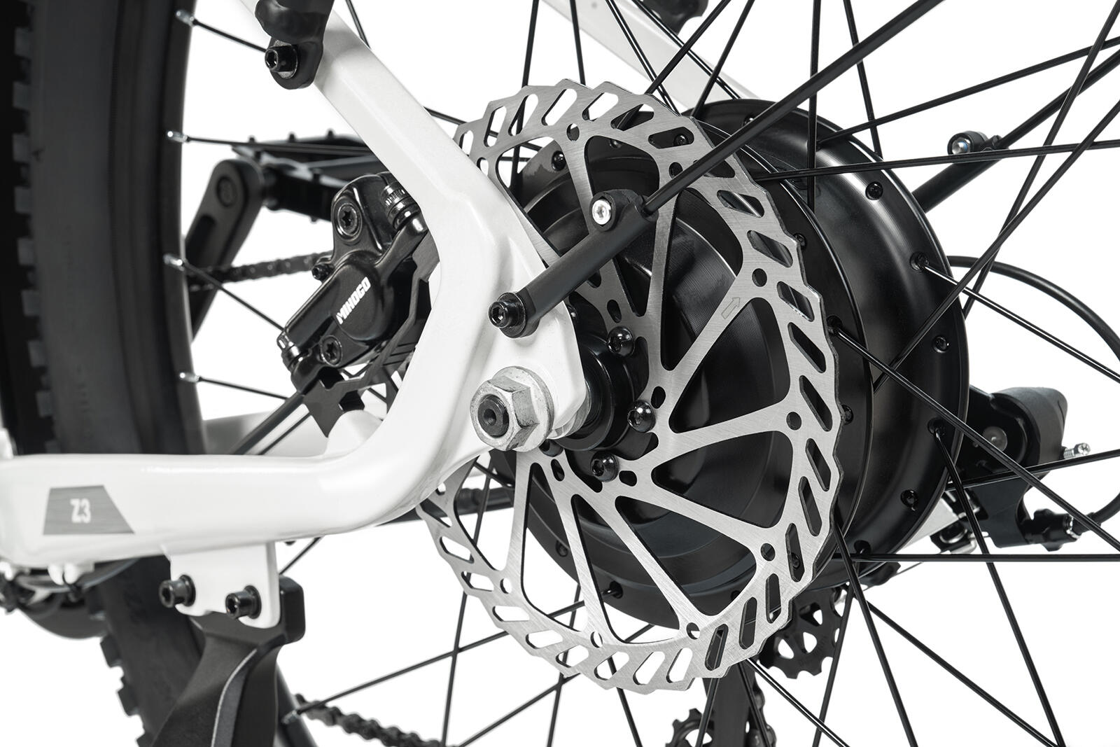 Z3 Bicicleta elétrica 27,5" 48V 250W 70Nm 120km 7 velocidades travões hidráulico 4/7