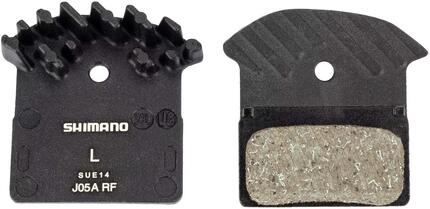 Plaquettes de frein à disque Shimano J05A-RF en résine avec ailettes Ice Tech, c