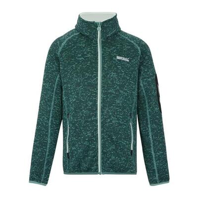 Junior newhill gemêleerde fleece met volledige rits