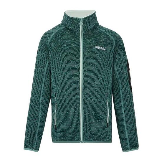 Felpa con zip intera Newhill Marl per bambini e ragazzi