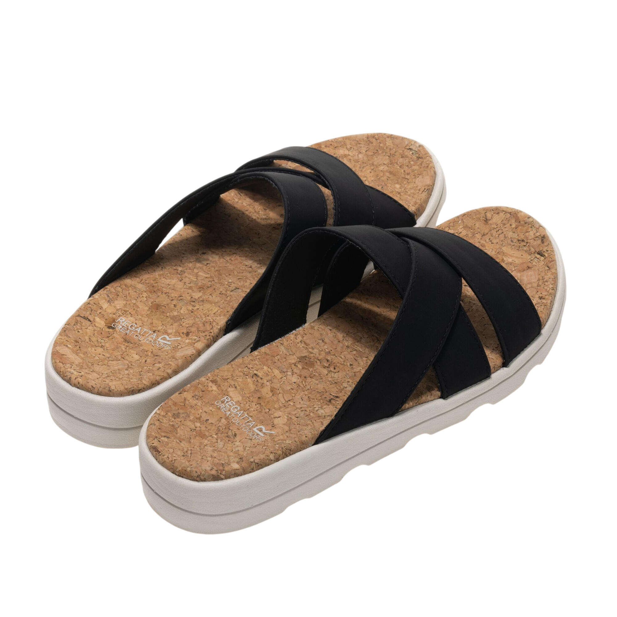 Sandali Motivo LeopardatoDonna Regatta Cassie Nero 2/5