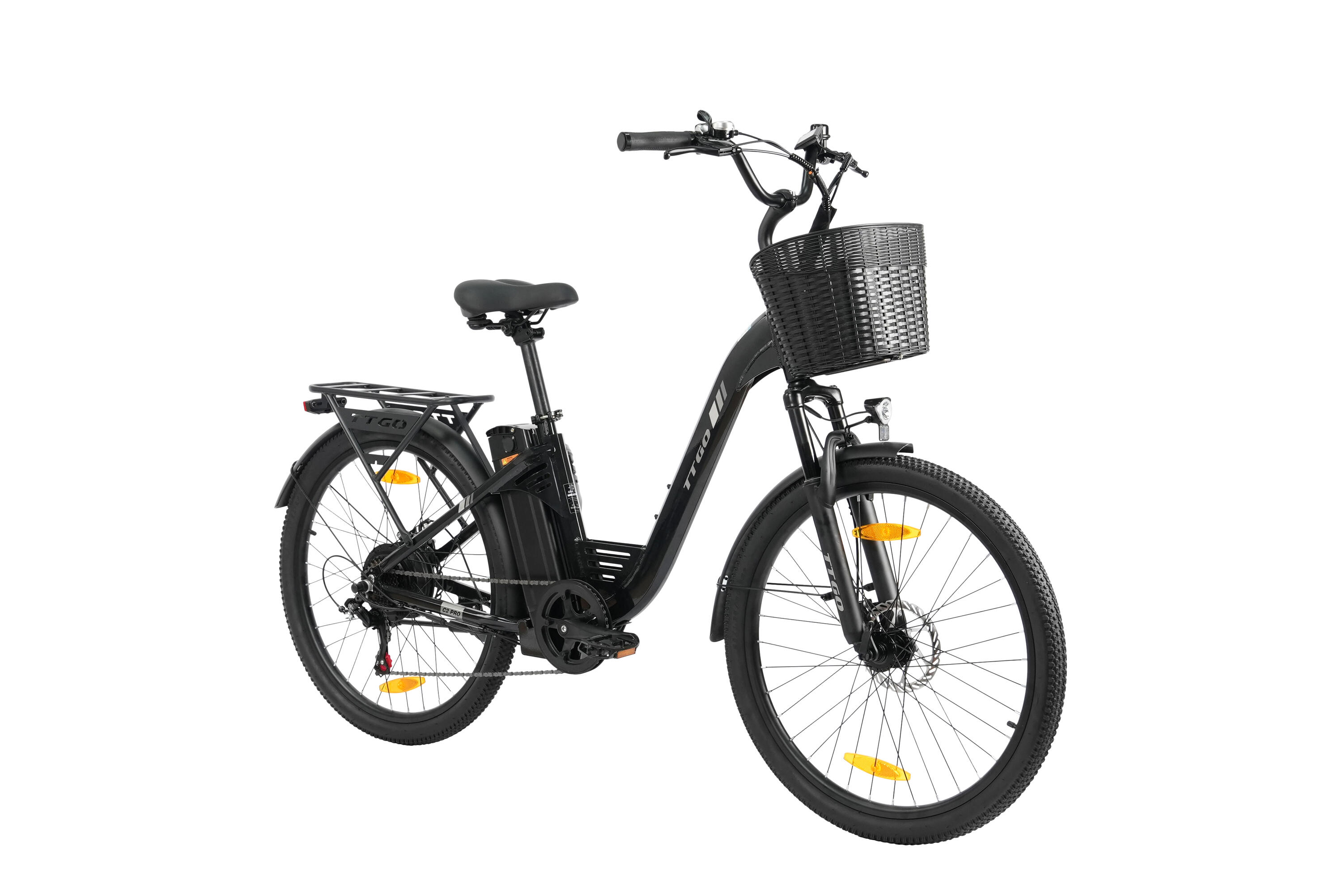C2Pro Vélo électrique 26" 250W 120km Shimano 7 vitesses freins disque 2/7