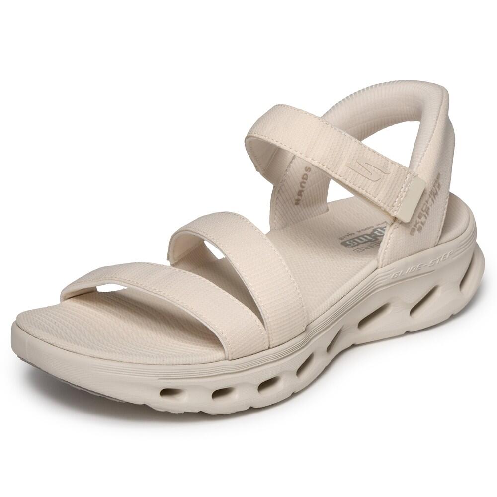 Sandalia Mujer Skechers Slip-ins Go Walk Glide-slip Beig 3/7