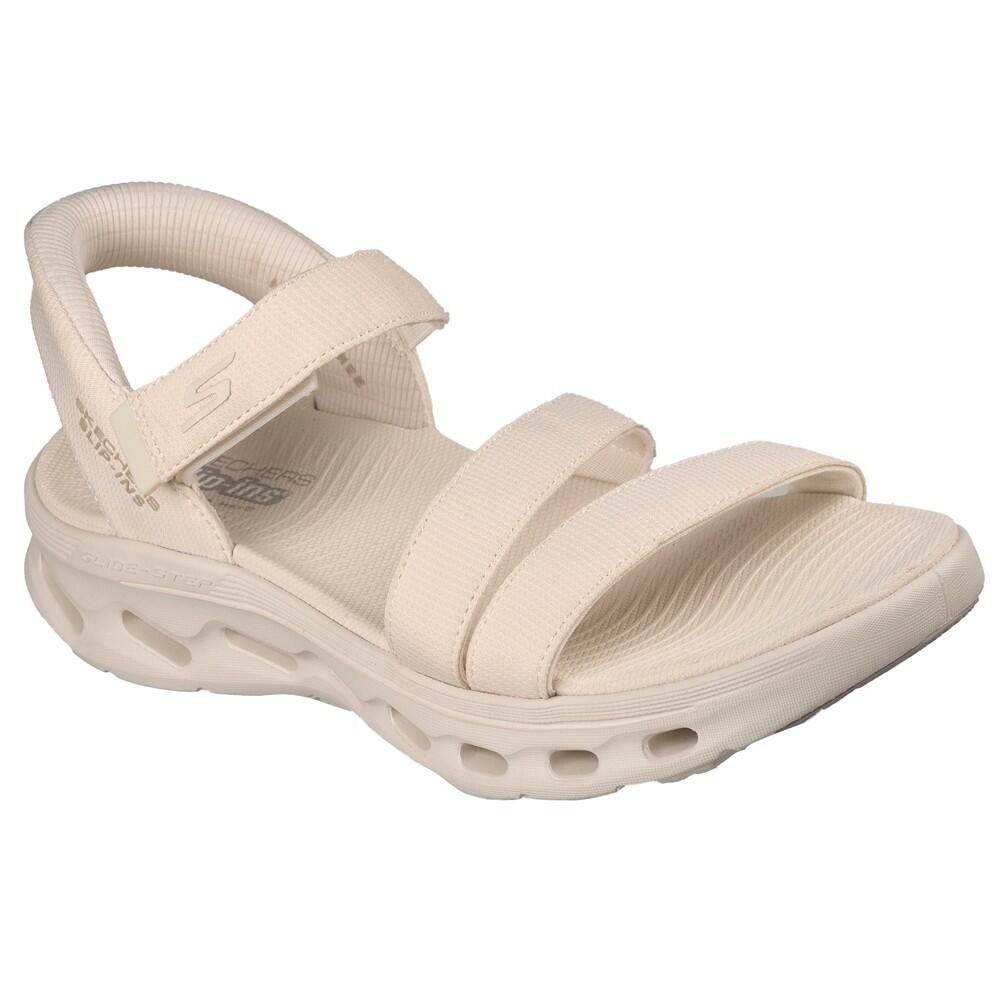Sandalia Mujer Skechers Slip-ins Go Walk Glide-slip Beig 2/7