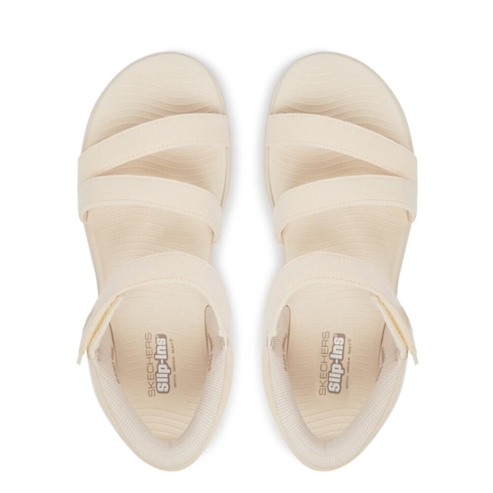 Sandalia Mujer Skechers Slip-ins Go Walk Glide-slip Beig 6/7