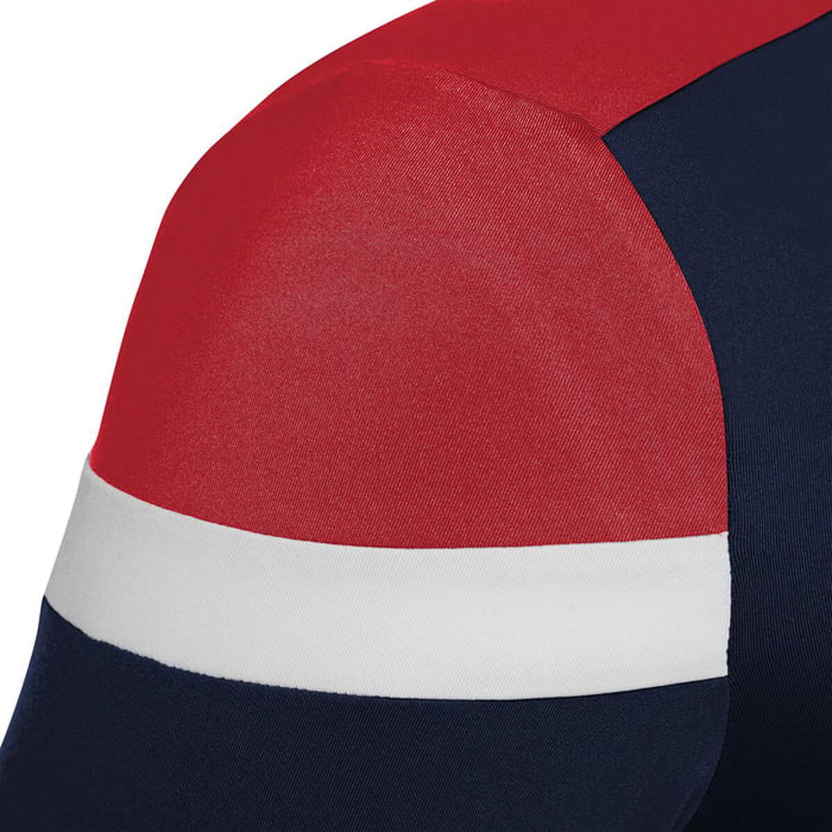 Macron Tigris Sweat d'entraînement 1/2 zip Hommes - Marine / Rouge 3/5