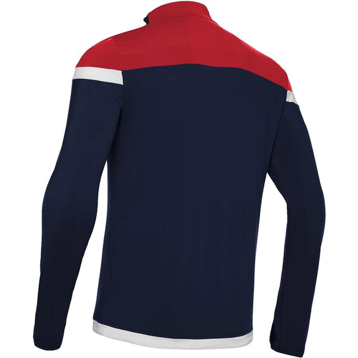 Macron Tigris Sweat d'entraînement 1/2 zip Hommes - Marine / Rouge 2/5