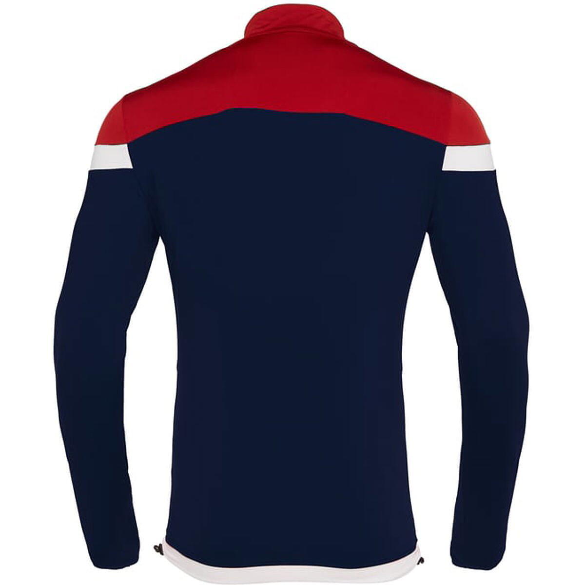 Macron Tigris Sweat d'entraînement 1/2 zip Hommes - Marine / Rouge 5/5
