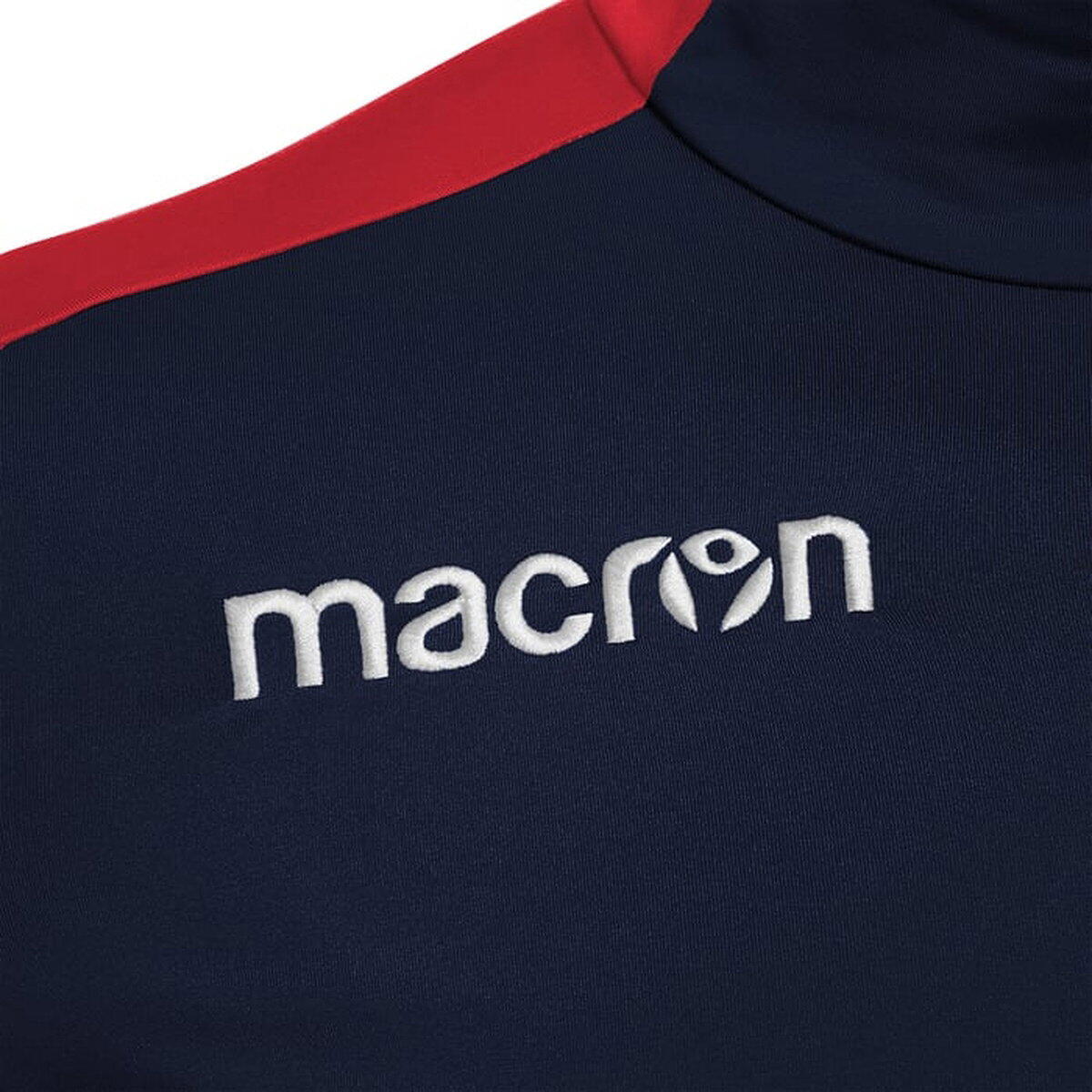 Macron Tigris Sweat d'entraînement 1/2 zip Hommes - Marine / Rouge 4/5