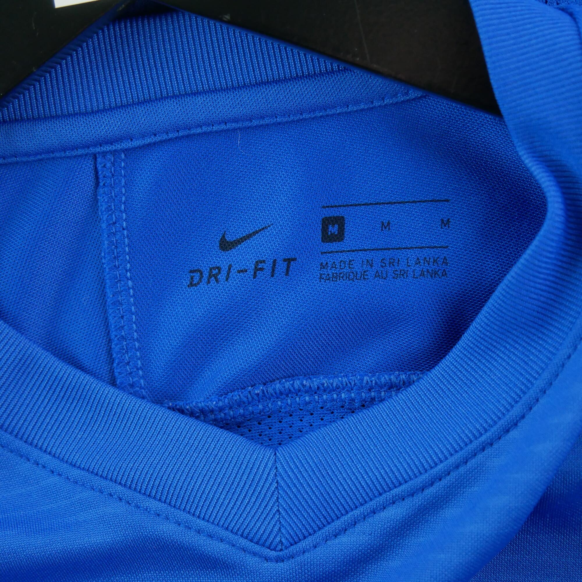 Segunda Vida - Camiseta Hombre Nike Dri-Fit Azul - Muy Bueno 5/5