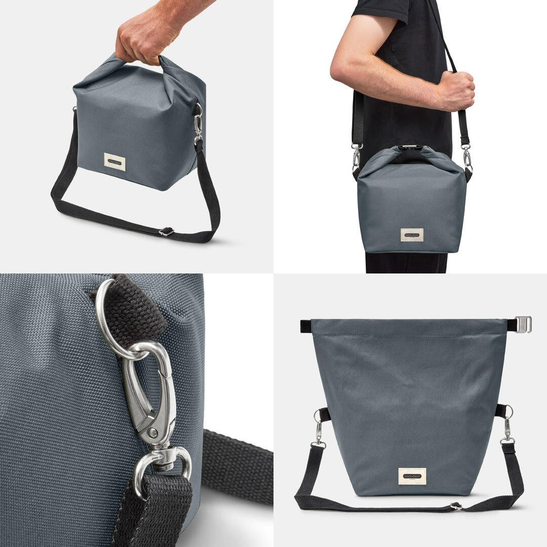 LUNCH BAG ISOTHERME- GRIS-10L-ÉTANCHE-ECO-RESPONSABLE 2/5