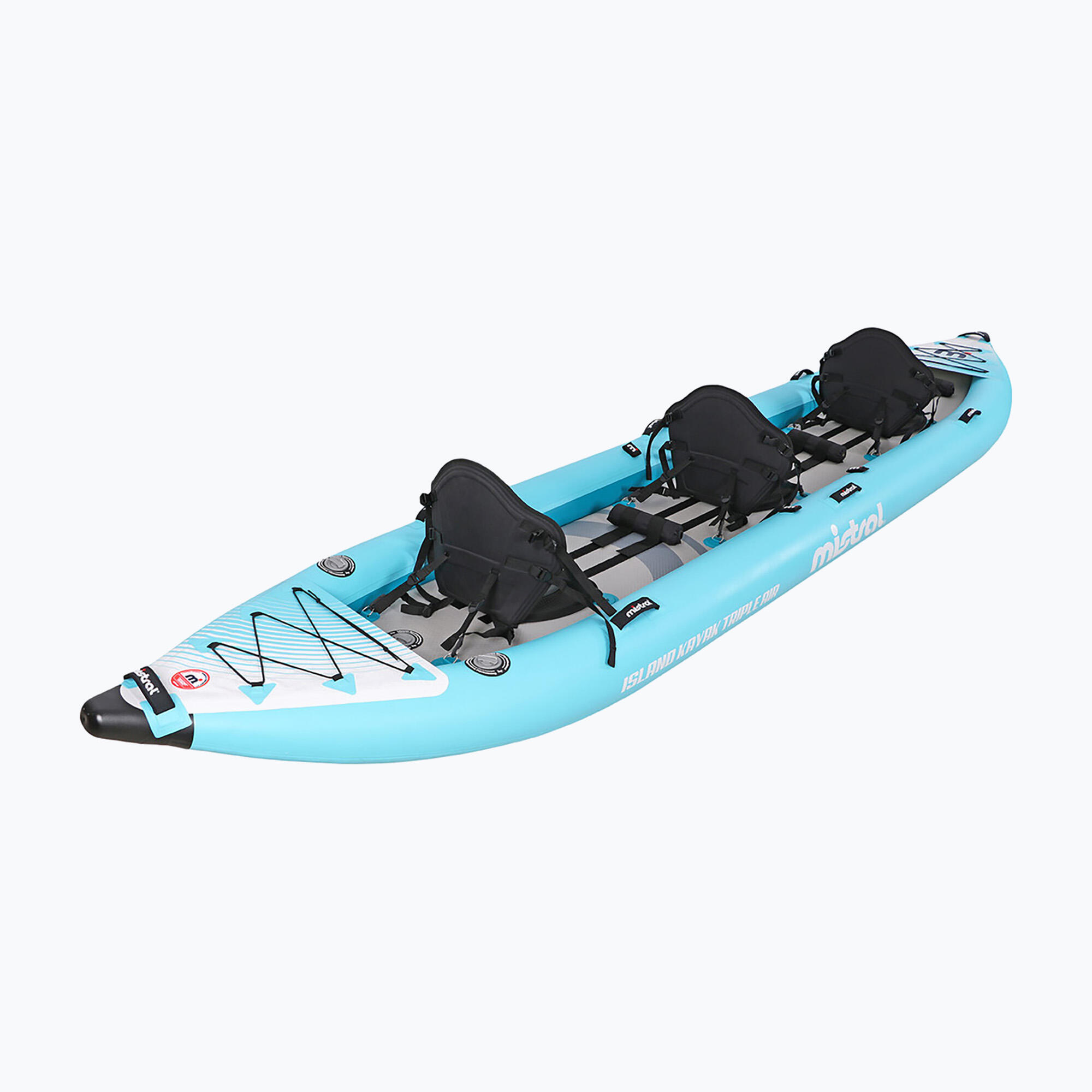 Kajak pompowany 3-osobowy Mistral Island Triple Air 470 6/7