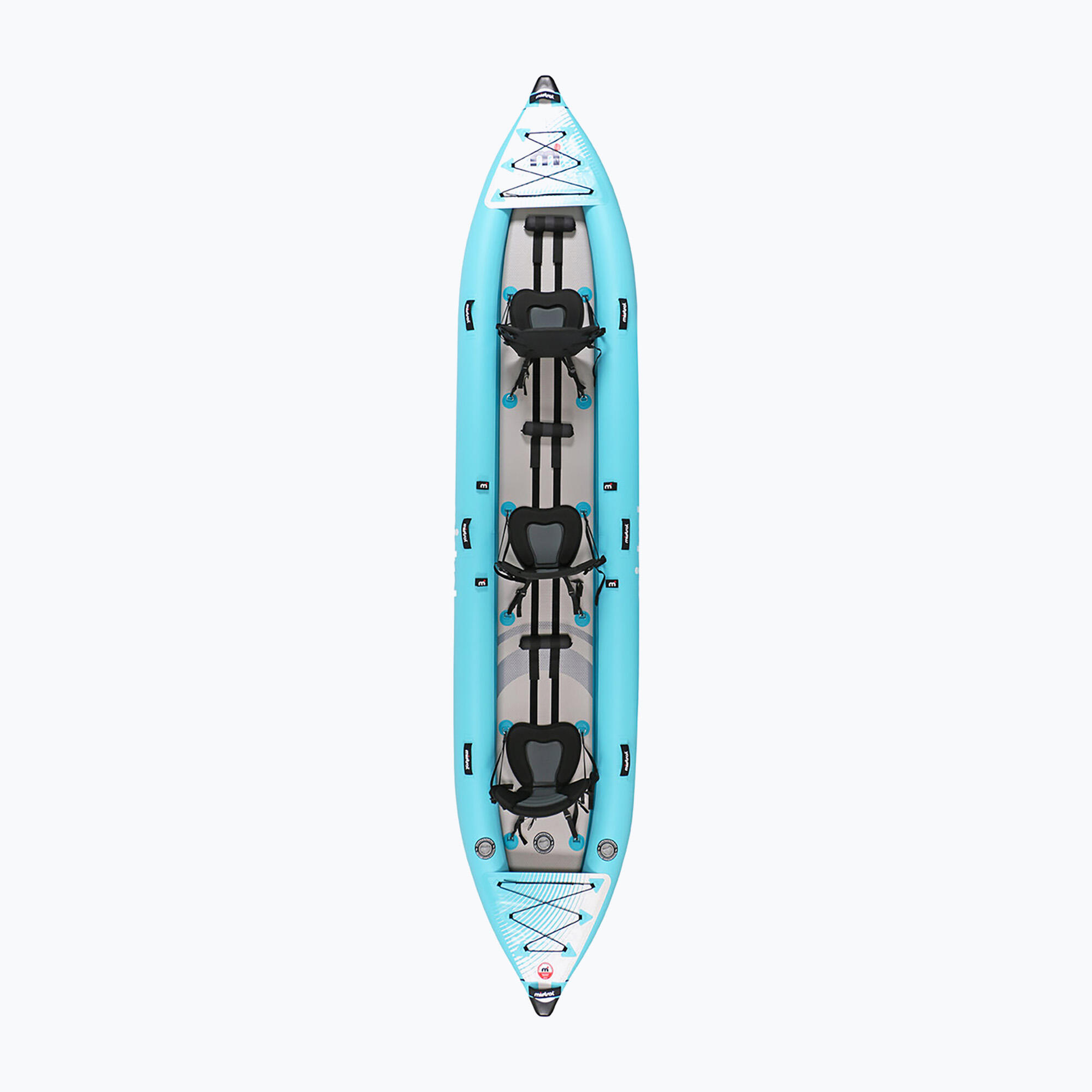 Kajak pompowany 3-osobowy Mistral Island Triple Air 470 2/7