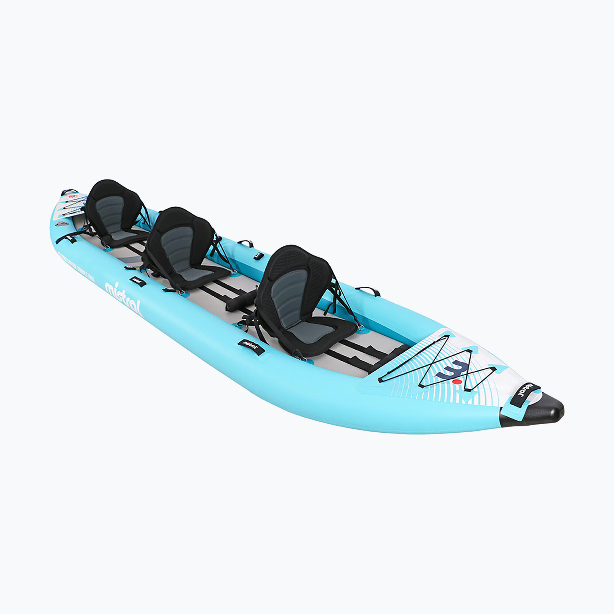 Kajak pompowany 3-osobowy Mistral Island Triple Air 470 5/7