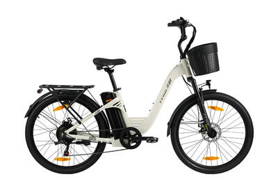 C2pro elektrische fiets 26" 250w 120km shimano 7 versnellingen schijfrem