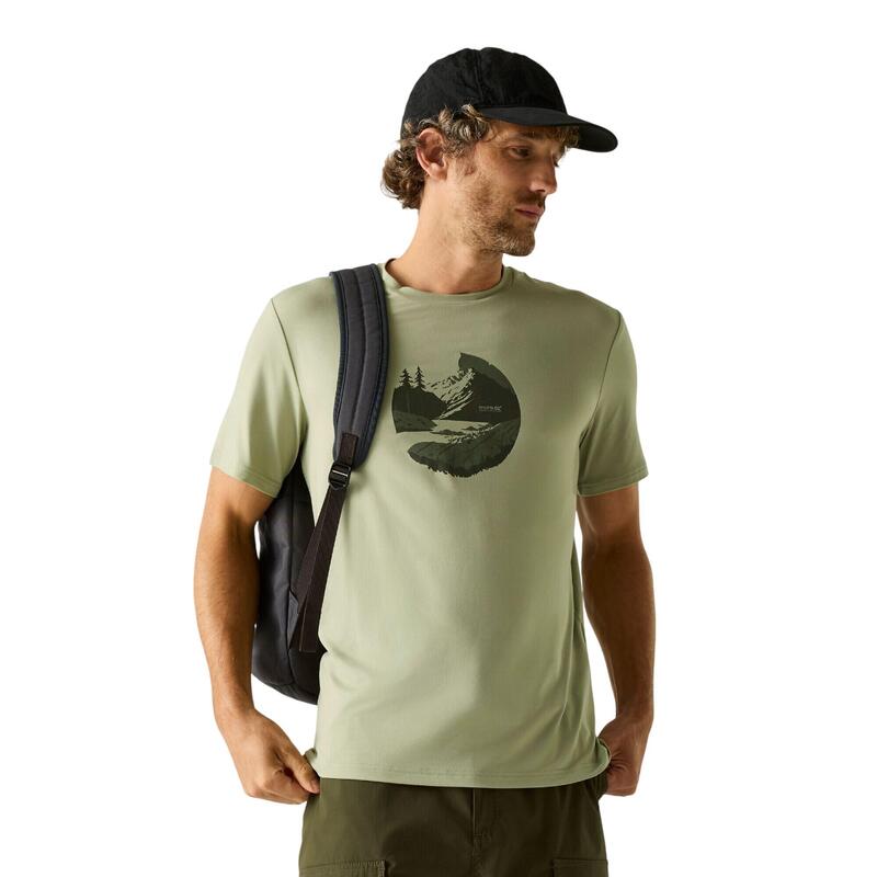 Tricou Drumeții În Natură Regatta Fingal Apus De Soare Bărbați