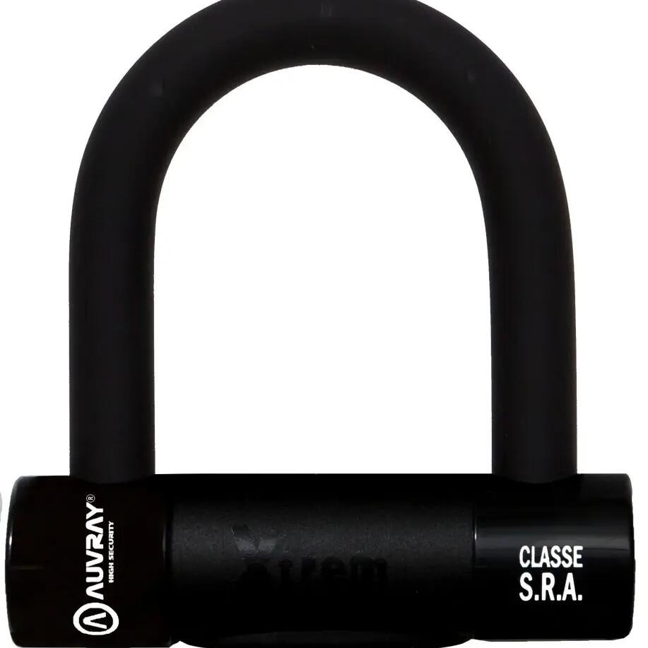 AUVRAY zapięcie U-LOCK XTREM MEDIUM BLACK EDITION - bolec 18mm, 155mm x 163mm