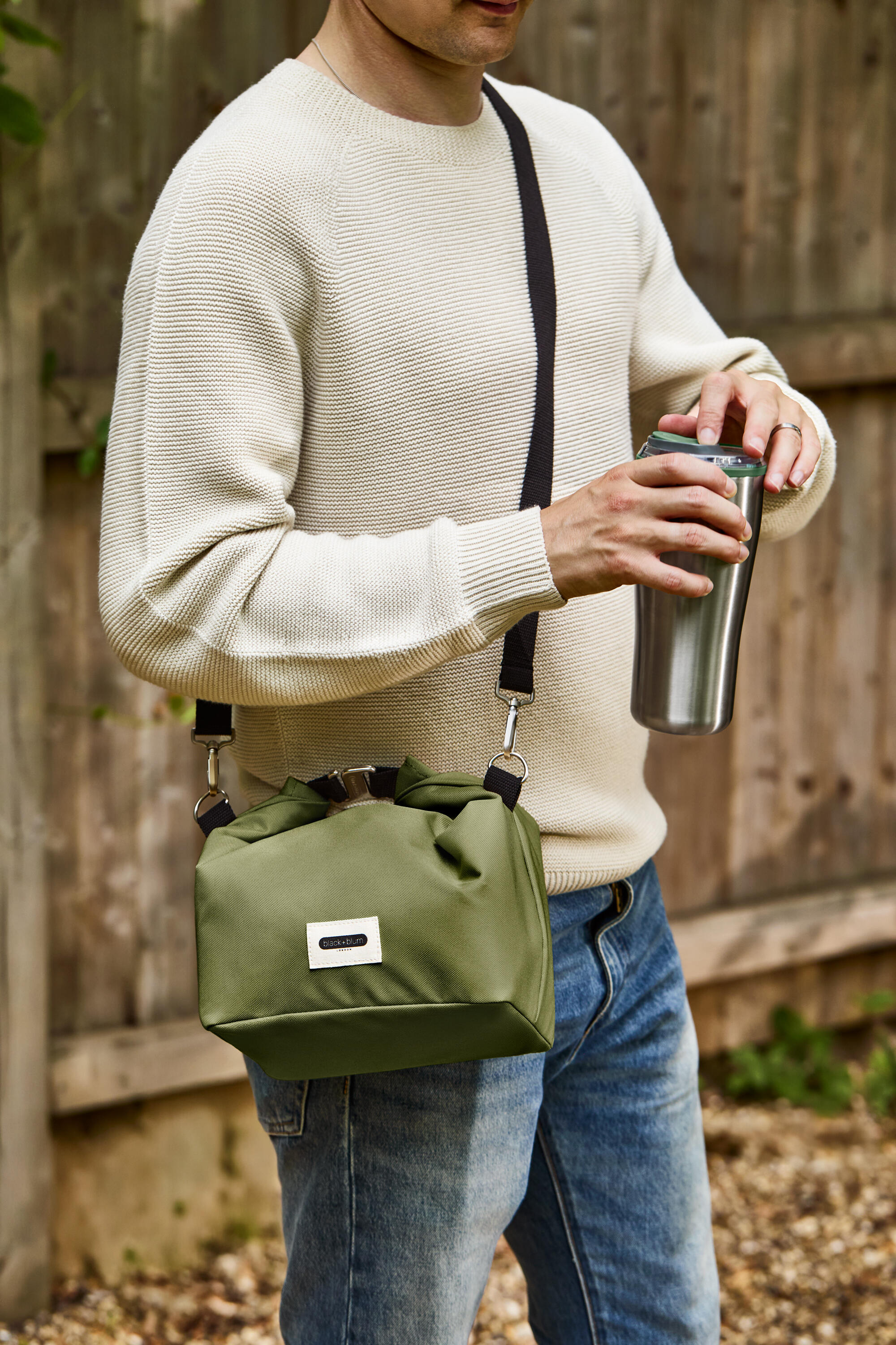 LUNCH BAG ISOTHERME- OLIVE-10L-ÉTANCHE-ECO-RESPONSIBLE 4/5