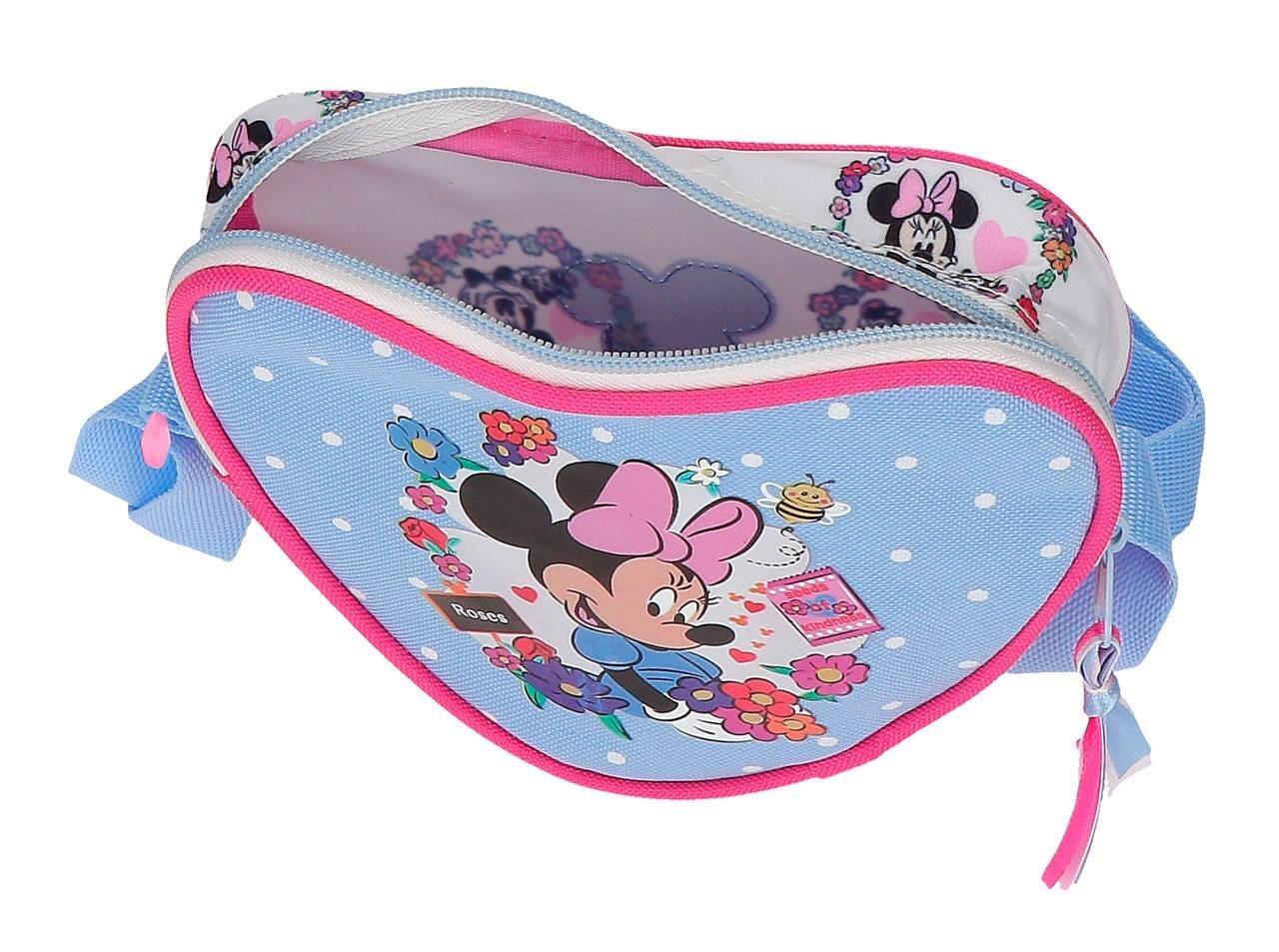 Bandolera Minnie Flowers Azul Claro 3/5