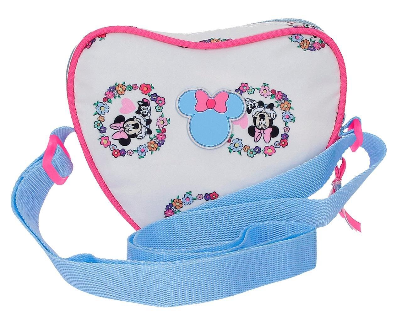 Bandolera Minnie Flowers Azul Claro 2/5