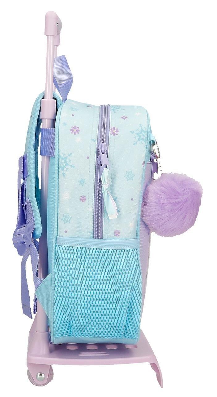 Mochila escolar con carro Frozen in this together 28 cm Lila 4/5