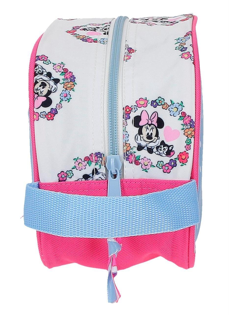 Neceser Minnie Flowers Azul Claro 4/5