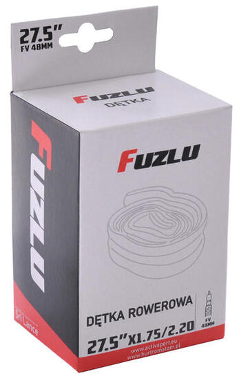 Dętka do opon do roweru rowerowa 27,5x1,75/2,10 (27,5x1,75/2,5) Fuzlu FV 48mm