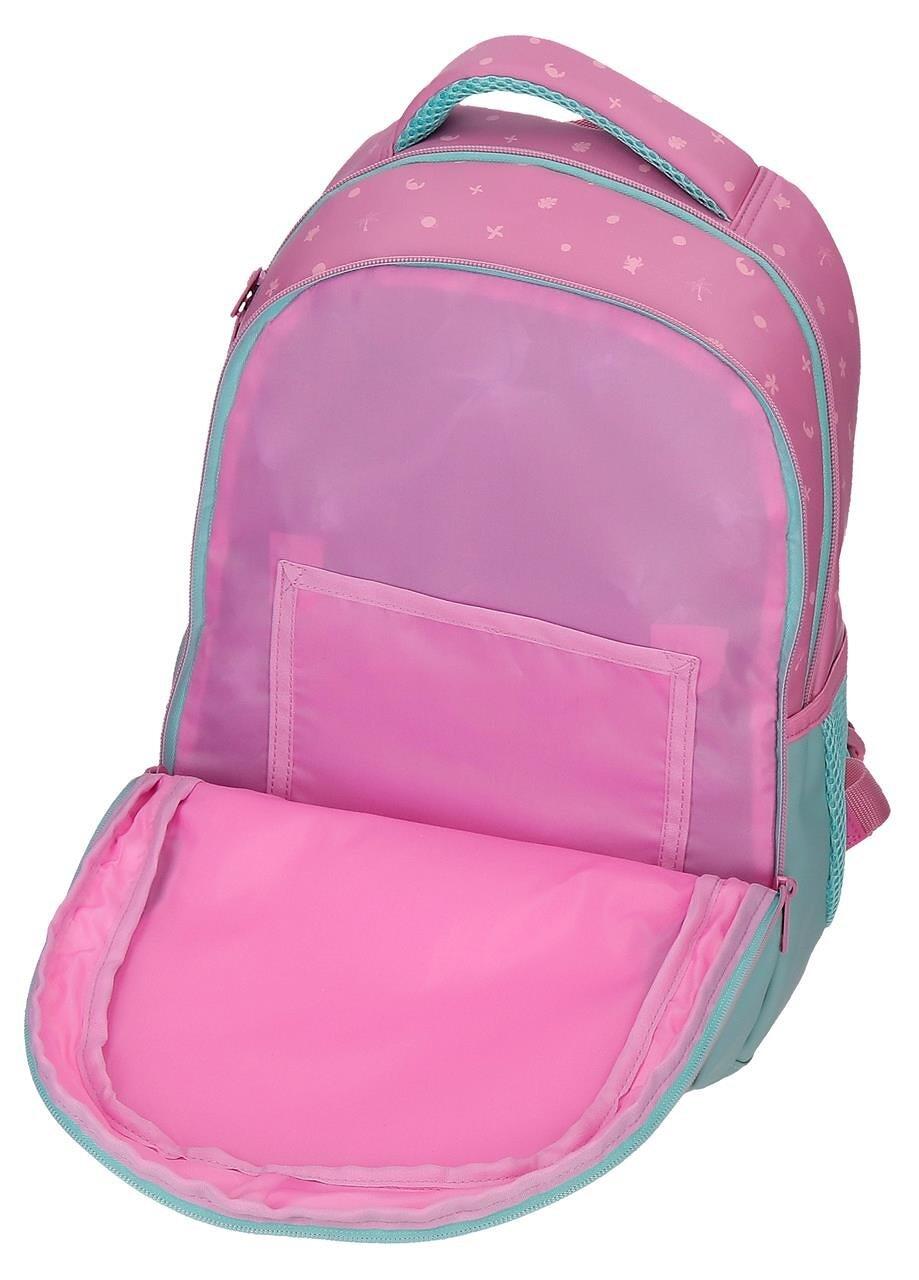 Mochila escolar adaptable a carro Stitch Little Destruction 42 cm Turquesa 5/5