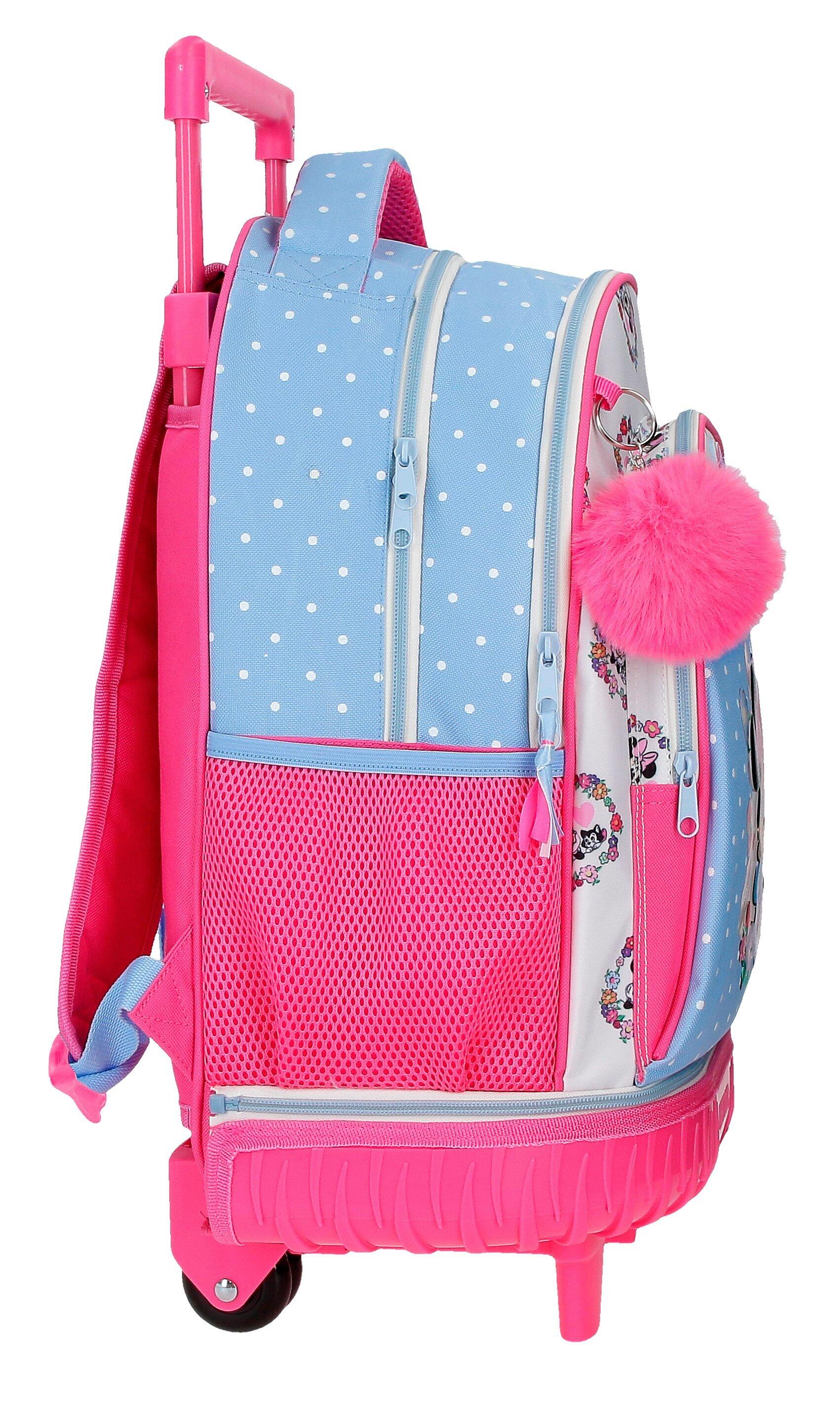 Mochila compact desmontable Minnie Flowers 45 cm Azul Claro 2/5