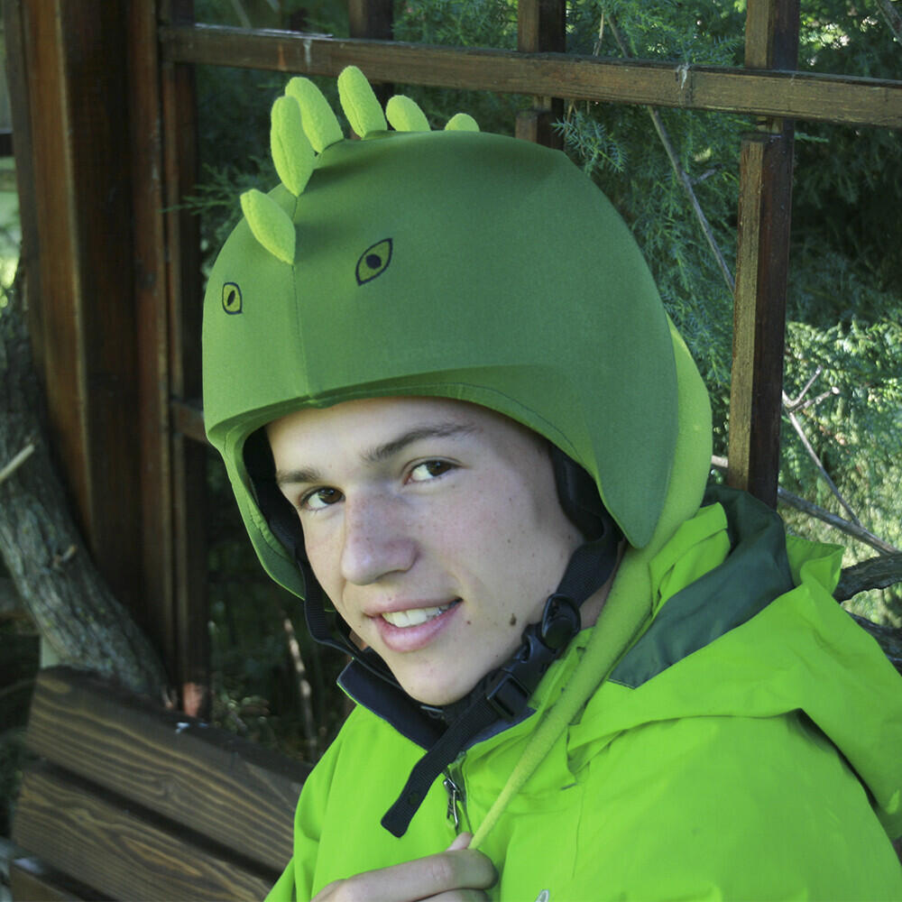 Capa para capacete de bicicleta infantil Coolcasc Animals Iguana 2/7