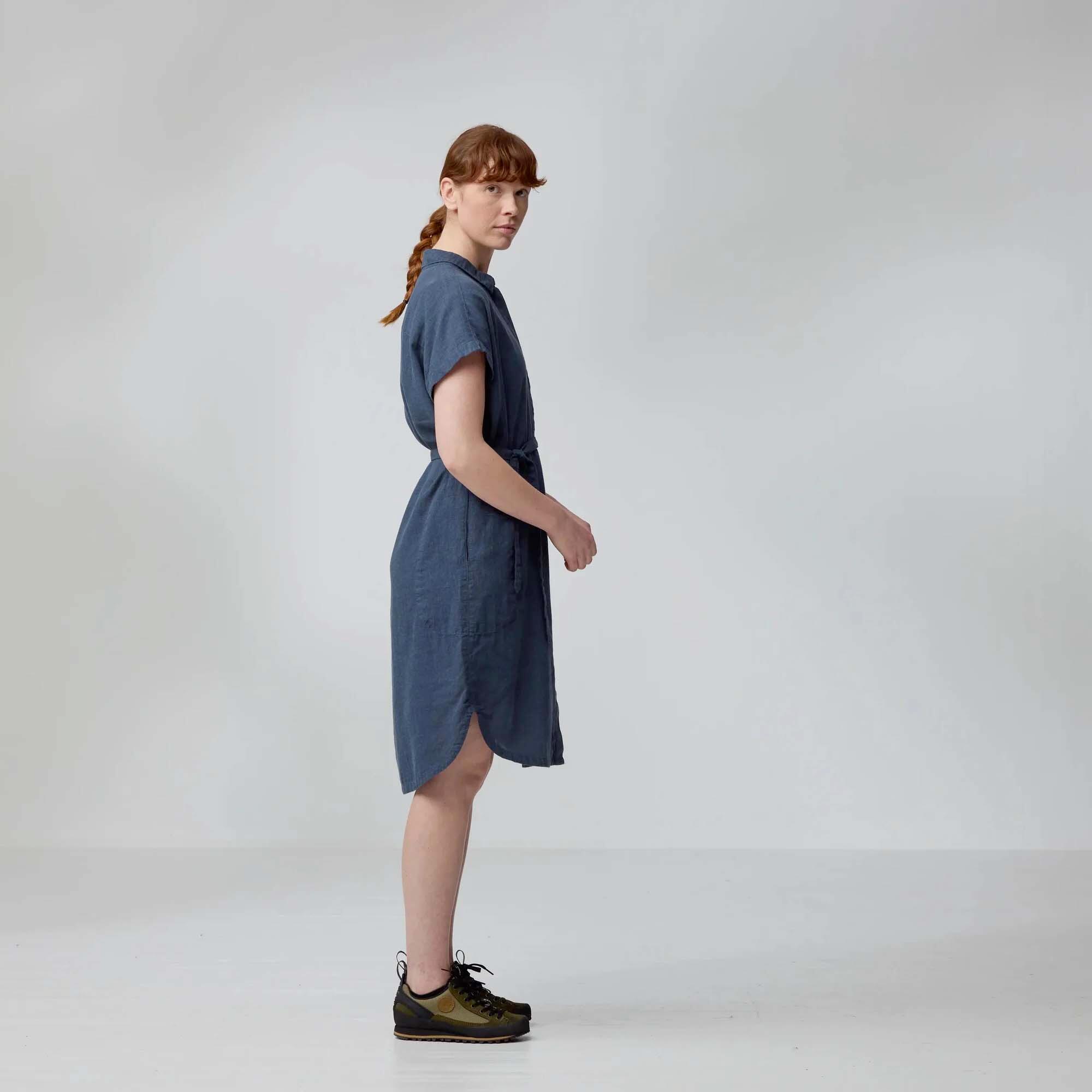 Abito Fjall Raven Övik Hemp Dress W Donna 4/5