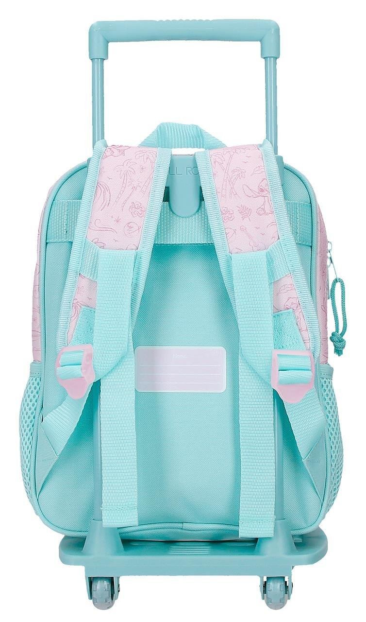 Mochila escolar com carrinho Stitch Beach & Love 28 cm Turquesa 2/5
