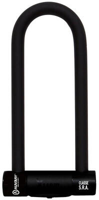 AUVRAY zapięcie U-LOCK XTREM MEDIUM BLACK EDITION - bolec 18mm 85mm x 250mm