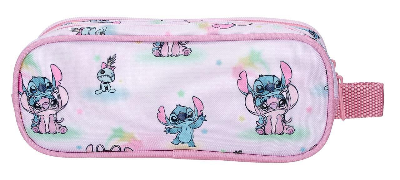Estuche dos compartimentos Stitch You & Me Malva 2/5