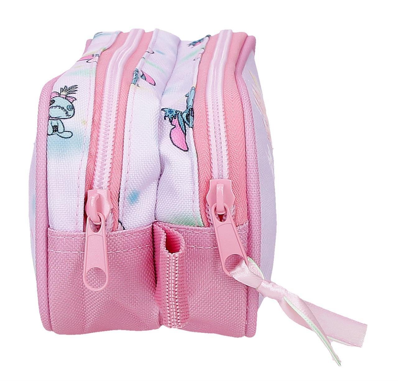 Estuche dos compartimentos Stitch You & Me Malva 4/5