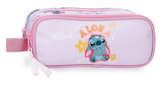 Astuccio due scomparti Stitch You & Me Malva