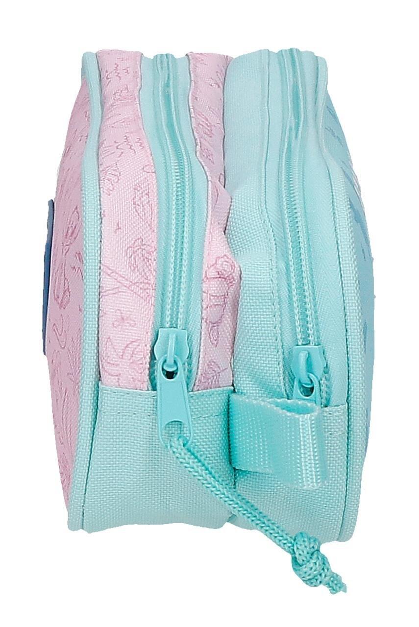 Estojo dois compartimentos Stitch Beach & Love Turquesa 4/5