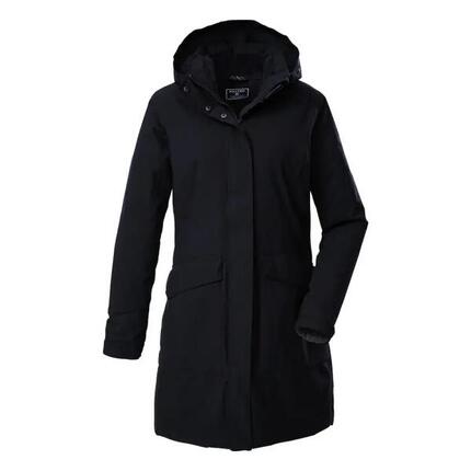 Lange Regenjacke mit Kapuze für Damen Killtec Kow 18