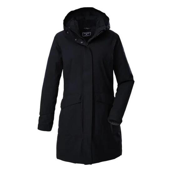 Lange Regenjacke mit Kapuze für Damen Killtec Kow 18