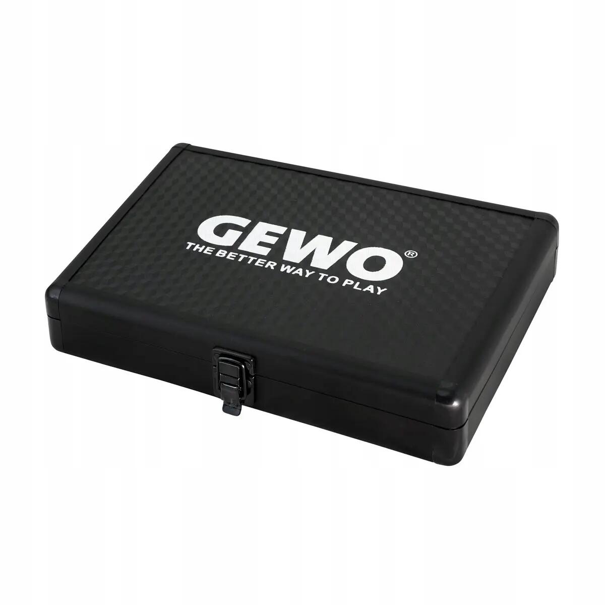 ALUMINIOWE ETUI NA RAKIETKĘ DO TENSIA STOŁOWEGO GEWO POKROWIEC CZARNY 2/5