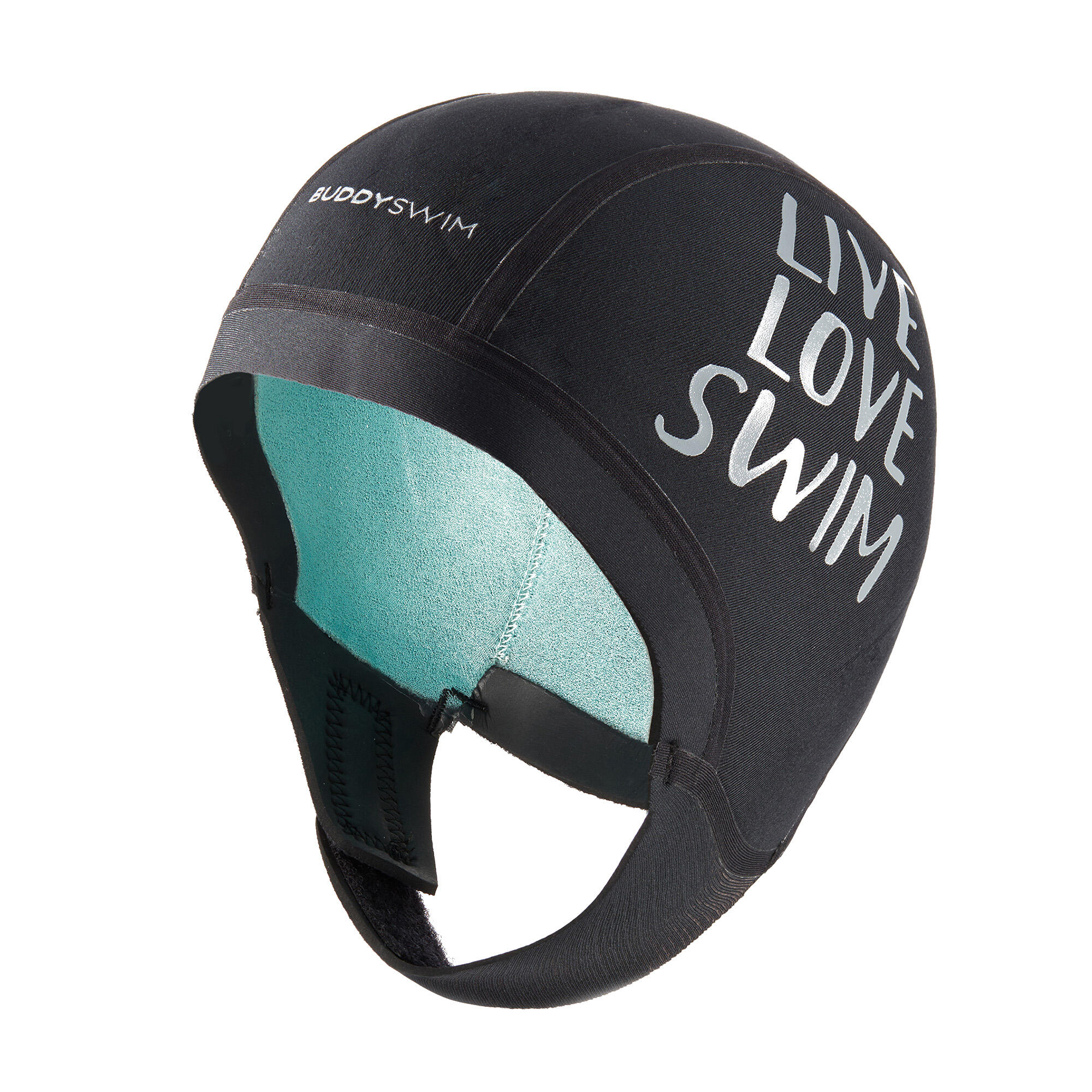 Neopreen Cap 2,5 mm Open Water Zwemmen Buddyswim Zwart 6/6