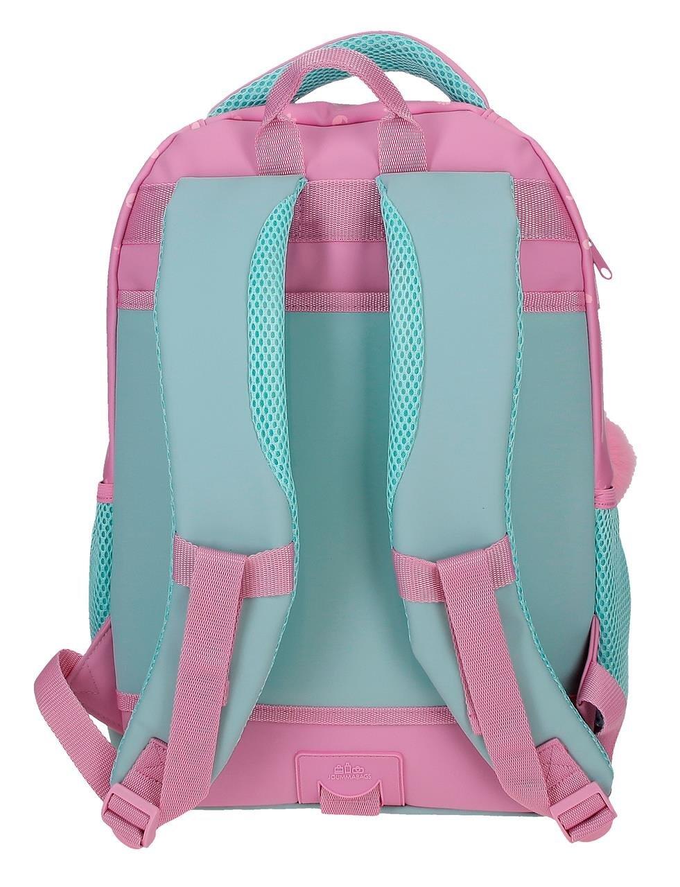 Mochila escolar adaptable a carro Stitch Little Destruction 42 cm Turquesa 2/5