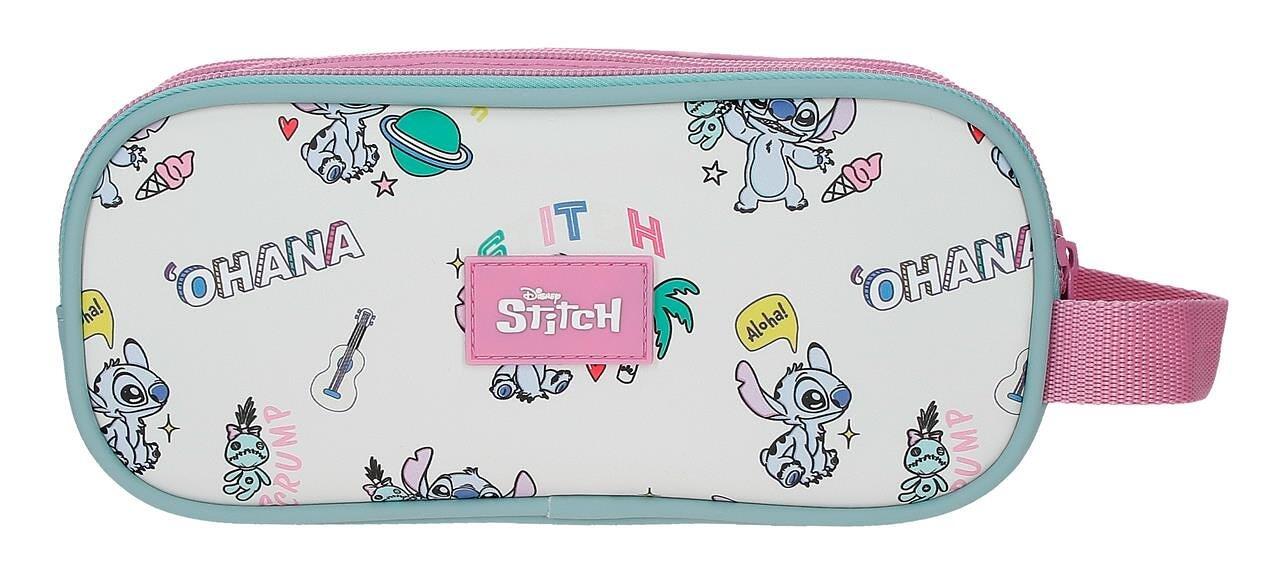 Trousse trois compartiments Stitch Little Destruction Turquoise 2/5