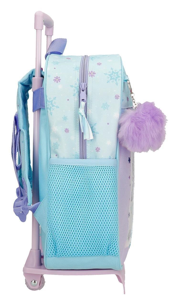 Mochila escolar con carro Frozen in this together 33 cm Lila 4/5