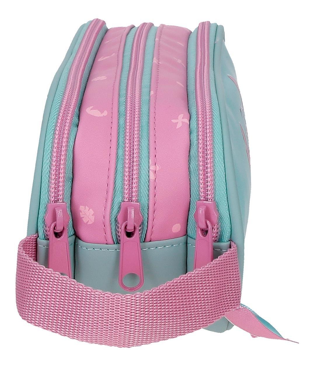 Trousse trois compartiments Stitch Little Destruction Turquoise 4/5